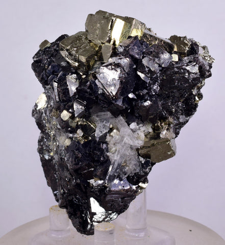 7.2cms MARCASITE PYRITE QUARTZ  ARSENOPYRYTE  PERU SHINY CRYSTALS MINERAL MB115