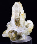 4.3cms PREHNITE QUARTZ EPIDOTE CRYSTALS PERU SHINY MINERAL SPECIMEN QB111