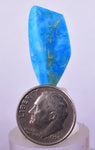 7.5ct GEM BLUE OPAL SCENIC CABOCHON PERU SEASCAPE PENDANT JEWELRY BB344