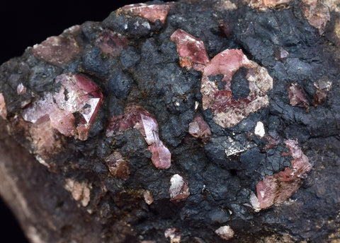 5.5cm RHODOCHROSITE CRYSTALS PERU OLD STOCK UCHUCCHACUA MINERAL SPECIMEN RB606