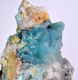 11ms DRUZY GEM SILICA CHRYSOCOLLA CHALCEDONY BOTRYOIDAL LILY MINE PERU DB95