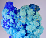 14cms NEW BLUE CHALCANTHITE NATURAL BOTRYOIDAL CRYSTALS PERU TRANSLUCENT FB78