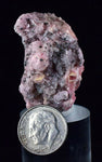 3.5cms RHODOCHROSITE RHOMBOHEDRAL GEM CRYSTALS PERU PINK MINERAL  RB103