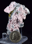 5.5cms RHODOCHROSITE ROSETTE PERU PINK CRYSTALS HUANZALA MINE MINERAL RB572