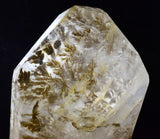 11cms QUARTZ DENDRITIC MANGANESE SHINY POLISHED CRYSTAL MINERAL SPECIMEN QB91