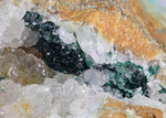 11cms DRUZY CHRYSOCOLLA ATACAMITE MALACHITE QUARTZ CRYSTALS LILY MINE PERU DB64