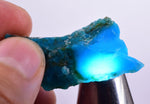 47cts ROYAL BLUE GEM SILICA CHRYSOCOLLA CHALCEDONY LILY MINE PERU ROUGH SB181