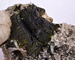 17cms EPIDOTE QUARTZ CALCITE HEMATITE CRYSTALS PERU CLUSTER MINERAL CB163