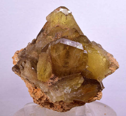 8.5cms GEMMY BARITE CRYSTALS PERU SHINY TRANSLUCENT MINERAL SPCIMEN EB70