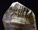 11cms QUARTZ DENDRITIC MANGANESE SHINY POLISHED CRYSTAL MINERAL SPECIMEN QB91