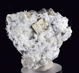 4.5cms APATITE QUARTZ PYRITE CRYSTALS DICKITE PERU HUANZALA AB227
