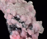 6.8cms RHODOCHROSITE CALCITE PYRITE  CRYSTALS HUANZALA PERU PINK CRYSTALS RB362