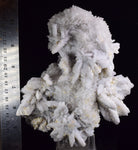 17cms NATURAL BIRD QUARTZ CALCITE PYRITE CRYSTALS MINERAL SPECIMEN QB88