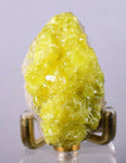 4.5cms SULPHUR NATURAL CRYSTALS BOLIVIA SULFUR POTOSI MINERAL SPECIMEN YB02