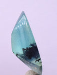 4.5cts GEM SKY BLUE OPAL FACETED PERU SHINY CLEAR JEWELRY OLD STOCK  BB93