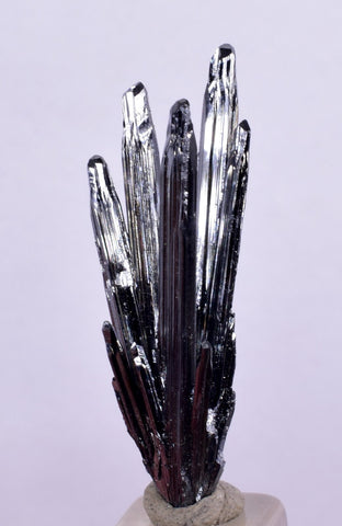 3.5cms STIBNITE CRYSTAL PERU MINERAL SPECIMEN COLLECTOR MB93