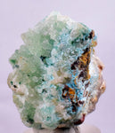 3.7cms DRUZY CHRYSOCOLLA QUARTZ LILY MINE PERU COPPER 2000 DISCOVERY DB27