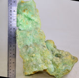 22cm MELANTERITE VOLCANO HOLE INSIDE STALACTITE CHALCANTHITE CRYSTAL PERU  FB77