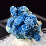 2.2cms GEM SHATTUCKITE AURICHALCITE CRYSTALS QUARTZ EL JACALITO MINE MEXICO VB02