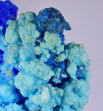14cms NEW BLUE CHALCANTHITE NATURAL BOTRYOIDAL CRYSTALS PERU TRANSLUCENT FB78