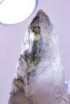 7cms GEM QUARTZ NATURAL CHLORITE INCLUDED PHANTOM CRYSTAL PERU  QB30