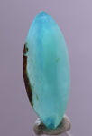2ct GEM BLUE OPAL SCENIC CABOCHON PERU SEASCAPE PENDANT JEWELRY BB363