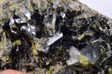 13.5cms EPIDOTE CRYSTALS PERU MINERAL SPECIMEN COLLECTOR  CB171