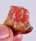 6.4grams GEM RED RHODOCHROSITE ROUGH ORTIZ  PERU GEMSTONE MINERAL SPECIMEN RB190