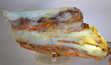 680grms 23cm BLUE OPAL PERU SLAB SCENIC SEASCAPE SCULPTURE ROUGH LANDSCAPE OB153