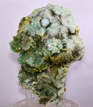 11.6cms DRUZY CHRYSOCOLLA CALCITE QUARTZ LILY MINE PERU COPPER MINERAL DB60