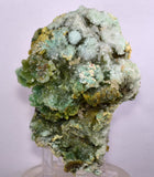 11.6cms DRUZY CHRYSOCOLLA CALCITE QUARTZ LILY MINE PERU COPPER MINERAL DB60