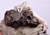 7.2 cms SPHALERITE BARITE QUARTZ GEM PERU CRYSTALS DISPLAY OR TO CUT IT MB104