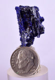 2.6cms GEM AZURITE CRYSTALS MOROCCO ROYAL BLUE COLOR SHARP SHINY UB111