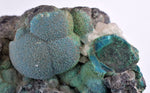 7.9cms DRUZY CHRYSOCOLLA QUARTZ MALACHITE BOTRYOIDAL PERU MINERAL SPECIMEN DB84