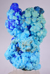 14cms NEW BLUE CHALCANTHITE NATURAL BOTRYOIDAL CRYSTALS PERU TRANSLUCENT FB78