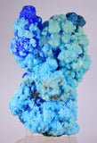 14cms NEW BLUE CHALCANTHITE NATURAL BOTRYOIDAL CRYSTALS PERU TRANSLUCENT FB78