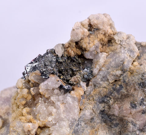 3.7cms PROUSTITE RED RUBY SILVER PERU UCHUCCHACUA MINE MINERAL SPECIMEN HB191