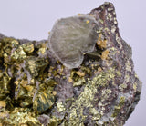 7.5cms APATITE SIDERITE QUARTZ CRYSTALS CHALCOPYRITE PYRITE PERU AB184