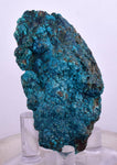 6cms QUARTZ CHRYSOCOLLA BOTRYOIDAL TENTADORA MINE PERU MINERAL SPECIMEN CB116