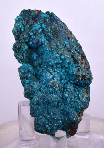 6cms QUARTZ CHRYSOCOLLA BOTRYOIDAL TENTADORA MINE PERU MINERAL SPECIMEN CB116