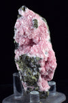 6.9cms RHODOCHROSITE ROSETTE PYRITE CRYSTALS PERU MINERAL SPECIMEN RB528