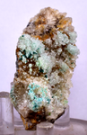 5cms ATACAMITE SELENITE DRUZY CHRYSOCOLLA QUARTZ MALACHITE LILY MINE PERU AB161