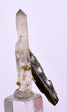 4.1cms PREMIUM EPIDOTE QUARTZ MINIATURE CRYSTALS PERU AESTHETIC COLLECTOR CB129