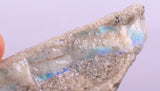 19 grams FIRE OPAL AUSTRALIA PRECIOUS BLUE FIRE OPAL COBBER MATRIX JEWELRY OB65