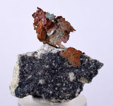 3.4cms NATIVE COPPER PERU CRYSTAL IRON NEW FIND SOME FINE IRIDESCENT IB26
