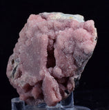 5.8cms RHODOCHROSITE ROSETTE PYRITE QUARTZ PERU PINK CRYSTALS MINERAL RB385
