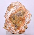 4 cms RED ORANGE ZEOLITE STILBITE LAUMONTITE CALCITE CRYSTALS PERU FB59