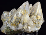 14cms CALCITE WITH QUARTZ CRYSTALS PERU SHINY MINERAL SPECIMEN GB26