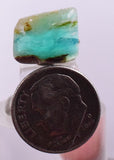 4ct GEM BLUE OPAL SCENIC CABOCHON PERU SEASCAPE PENDANT JEWELRY BB105