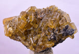 3.7cms GEMMY BARITE GOLDEN CRYSTALS PERU SHINY TRANSLUCENT MINERAL EB86